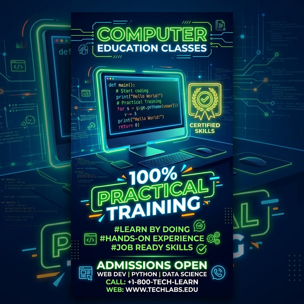 A to Z Computer Classes Admission Guide